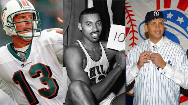 Dan Marino, Wilt Chamberlain, Alex Rodriguez
